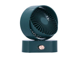 Portable Electric Fan 270&deg Shaking Head Desktop Fan with 10 Gears USB Charging for HomeGreen V1294-YM0901-3113210088612