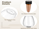 4PCS Plant Watering Globes, 11.8oz Self-watering Bulbs, Automatic Plant Waterer System, Clear V1192-AZ-W-18393