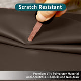 4X Non-Slip Faux Leather Headrest Protector for Recliner Chair,Headrest Cover Coffee Color V1369-AZ3-W-08496