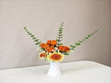 Orange DIY 3D Wooden Flower Bouquet Puzzle Set with Vase - Craft Kit for Kids and Adults V888-ELOSUNG33041