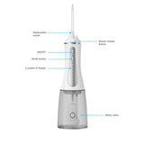 Orku Portable Oral Irrigator Flosser 350ml - Rechargeable Water Dental Teeth Cleaner V238-SUPDZ-40125763289168