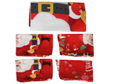 Christmas Tablecloth Chair Covers Set for Home Kitchen Dining Room Festive DecorationRed Santa Claus V1294-YM0901-3117200150211