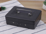 Combination Lock Money Box with Heavy Duty Black 1Pack V1192-AZ-W-30612