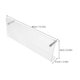 Transparent Acrylic Floating Shelf for Home Organizing and Displaying, Break Resistant, Easy to V1192-AZ-W-32983