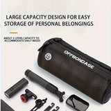 OFFBONDAGE Bicycle Handlebar Bag Durable Cycling Storage for Australian Riders V1106-139-GRE-75430