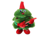 Electric Christmas Tree Plush Toy 8 Songs Continuous Play Glowing Swinging Singing Dancing Cute V1294-YM0718-3115220091312