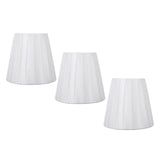 3pcs Fabric Lampshade Pleated Clip On Decorative Lamp Shade for Wall Table Lamp Modern E14 Candle V1294-YM0901-3119240098911