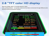 WiFi 6-in-1 Indoor Air Quality Monitor HCHO TVOC CO 2 CO PM10 PM2.5 Meter Gases Detecting V1370-AZ4-18670