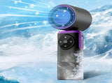Handheld Mini Fan, UltraHigh-Speed Thermoelectric Cool Off, Digital Speed Display, USB Rechargeable, V1369-AZ3-W-10478