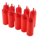 340ml 10pcs / Set Plastic Condiment Dispenser for Sauce Oil Cream Vineger V1294-YM0727-JY13524-03