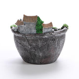 Plants Pot Succulent Plants Pot with Sweet House Flower Basket Planter Pot Garden Decoration V1294-YM0721-10192840