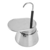 Moka Pot Stainless Steel Italian Type DIY Large Capacity Light Weight Portable Coffee Maker V1294-YM0716-3118220122911