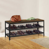 Levede 3-Tier Shoe Rack Bench 100cm EA0275-100-3