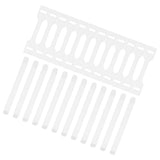 150 Pieces Transparent Plastic Box Handles for Easy Grip Replacement Cardboard Cartons and Boxes V1366-AZ2-W-18913