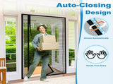 1 Magnetic Mosquito Net Door Self-Adhesive Side Opening Curtain Removable Durable Insect Fly and Cat V1188-MS-325-1319