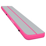 Powertrain Airtrack 20cm Thick 7m x 1m Inflatable Gymnastics Tumbling Mat Air Track - Pink IFM-0701-GYPK