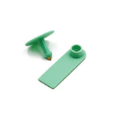 100x Cattle Ear Tags 5x2cm Set - Mini Green Blank Pig Goat Livestock Label V238-SUPDZ-28211736215632