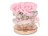 Rose Flower Lamp Rechargeable Touch Control Stepless Brightness Dimming 3 Color Temperature Cordless V1294-YM0901-3119240103011