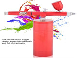 0.3mm Mini Air Compressor Spray Airbrush Set 7CC Capacity V1294-YM0727-JY13721