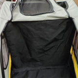 Dog Stroller w/ Divider, Foldable Pet Cart V178-66839