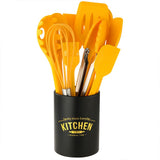 Siliconeware Set 10Pcs Utensils Set Silica Gel Cooking Utensils Set Heat Resistant V1294-YM0901-H35434