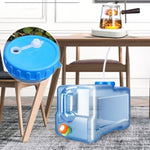 Portable Water Bucket 20L Camping Water Container Outlet Tap Barrel Outdoor V201-W12783325