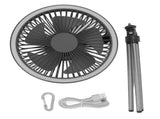 Tripod Fan 10000mAh 3 Gears Adjustable Timing Function Portable Desktop Fan with Light for Outdoor V1294-YM0715-3113220111712