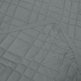 Jane Barrington Morris Dark Grey Ultrasonic Embossed Lightly Quilted Reversible Coverlet Set Queen V442-IDC-COVERLETS-MORRIS-DARKGREY-QS