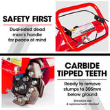 BAUMR-AG 15HP Commercial Petrol Tree Stump Grinder V219-STGPTLPLTB300