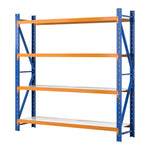 Giantz 2Mx2M Garage Shelving Warehouse Rack Pallet Racking Storage Shelf Blue WR-F-20205-200BO-ABC