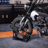 Motorcycle Chock, 816.5 kg Capacity Cradle Holder, Heavy-duty Steel Motorcycle Front V952-MTCLDKCSKDHS3J9BTV0