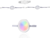Under Counter LED Light Kit, RGBWW Under Cabinet Lighting, 10 Packs Colored Cabinet Lights with V1171-CC-RGBWW1024VAU