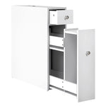 Artiss Bathroom Storage Cabinet Tissue Holder FURNI-G-TIS382-WH