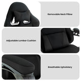Sarantino Antre Kids Study Gaming Chair Black Computer Seat Adjustable Height Ergonomic Back Su CH-MLM-691-BK