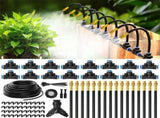 Automatic Drip Irrigation Kit, 100FT Garden Watering System with 16 Adjustable Copper Nozzles & V1369-AZ3-W-16972