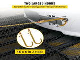 V Bridle Chain, 5/16 in x 2 ft Bridle Tow Chain, Grade 80 V-Bridle Transport Chain, 9260 Lbs Break V952-SZGLRJG5162FT0001V0