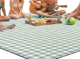 Waterproof Picnic Blanket Beach Outdoor Camping Mat Large Foldable Green V1308-DSZKI-932-1