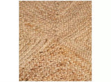 Natural Jute Rug 320 x 230cm with Diamond Pattern LSB-69098