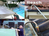 Stainless Steel Pressure Washer Gutter Cleaner Aluminium Alloy Water Fed Pole for Gutter Cleaning V985-GUTTERCLEANER