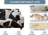 2 Seater Elastic Sofa Cover with Armrests Armchair Furniture Protector Universal Fit V1263-JX-3545