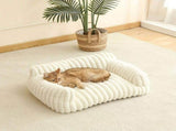 GREY Comfortable Cat Sofa, Cute and Soft Cat Bed, Cat House Breathable Cat Sleeping Basket, Suitable V1106-MSF002