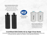 Orku 17L Gravity Benchtop Water Filter System - Stainless Steel V238-SUPDZ-41002478370896