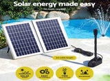 Gardeon Solar Pond Pump Submersible Water Fountain Kit with 2 Panels 1600L/H FOUNT-POND-B-270-1600
