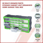 22 Multi Drawer Parts Storage Cabinet Unit Organiser Home Garage Tool Box V63-828221