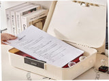 Lockable storage box - 9L lockable pillbox double combination lock - Waterproof lockable box V1188-MS-313-0478