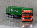 118 Scale 9-Channel Alloy Remote Control Container Truck with Lights & Sound for Indoor Play V196-1317