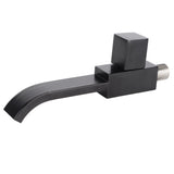 G1/2 Wall Mounted Wash Basin Sink Faucet Cold Water Tap Bathroom Accessories Matte Black V1294-YM0901-3112200099811