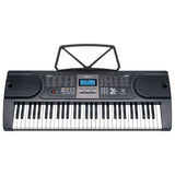 Karrera 61-Keys Electronic Keyboard Piano with Stand - Black EKB-CHJ-61-BK