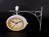 Retro Wall Clocks Double side Living Room Mute Metal Home Decoration V1294-YM0901-JY31433