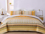 Classic Paisley Bloom Lightweight 3 Pc Bedspread & Pillow Cover Set V745-MAC080608Q13U